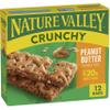 Nature Valley Crunchy Granola Bars, Peanut Butter, 12 Ct, 8.94 oz (6 Pouches) view 1