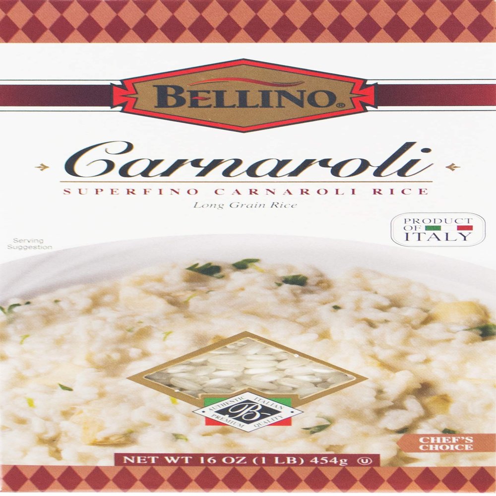 Bellino Carnaroli Superfino Long Grain Rice, 16 Ounce Boxes (Pack of 12)