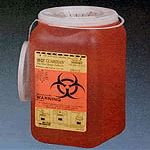 Becton-Dickinson One Piece Sharps Collectors Extra Large Open Top 5 Gallon 8 Per Case - Model 305491