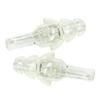 Etymotic Research ER20 High-Fidelity Earplugs (Concerts, Musicians, Airplanes, Motorcycles, Sensitivity and Universal Hearing Protection) - Standard, Clear Stem w/ Frost Tip view 1