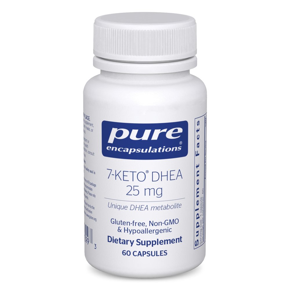 Pure Encapsulations 7-Keto DHEA 25 mg, 60 Capsules