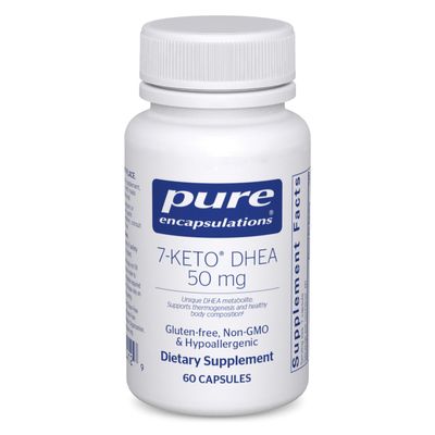 Pure Encapsulations 7-Keto DHEA 50 mg, 60 Capsules