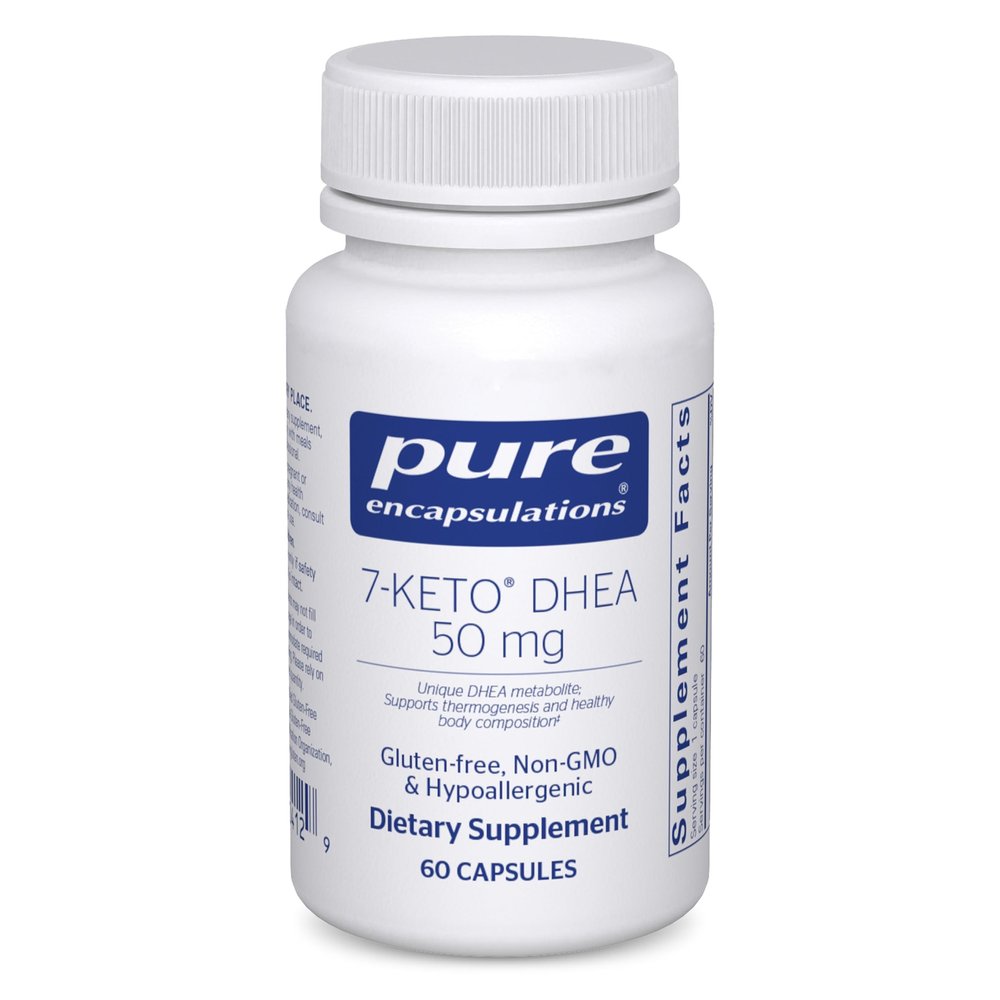 Pure Encapsulations 7-Keto DHEA 50 mg, 60 Capsules