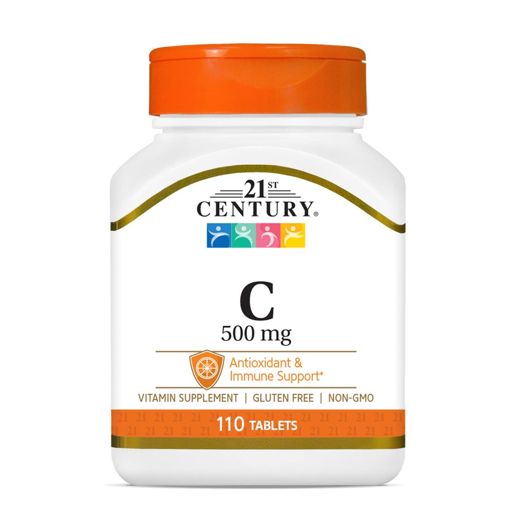 21st Century C 500 Mg Tablets, 110 Count (Pack of 3)