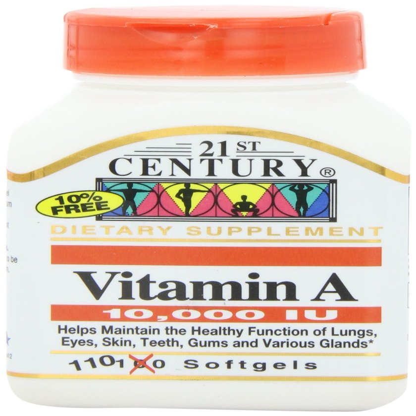 21st Century A 10,000 I.U. Softgels, 110 Count (Pack of 2)