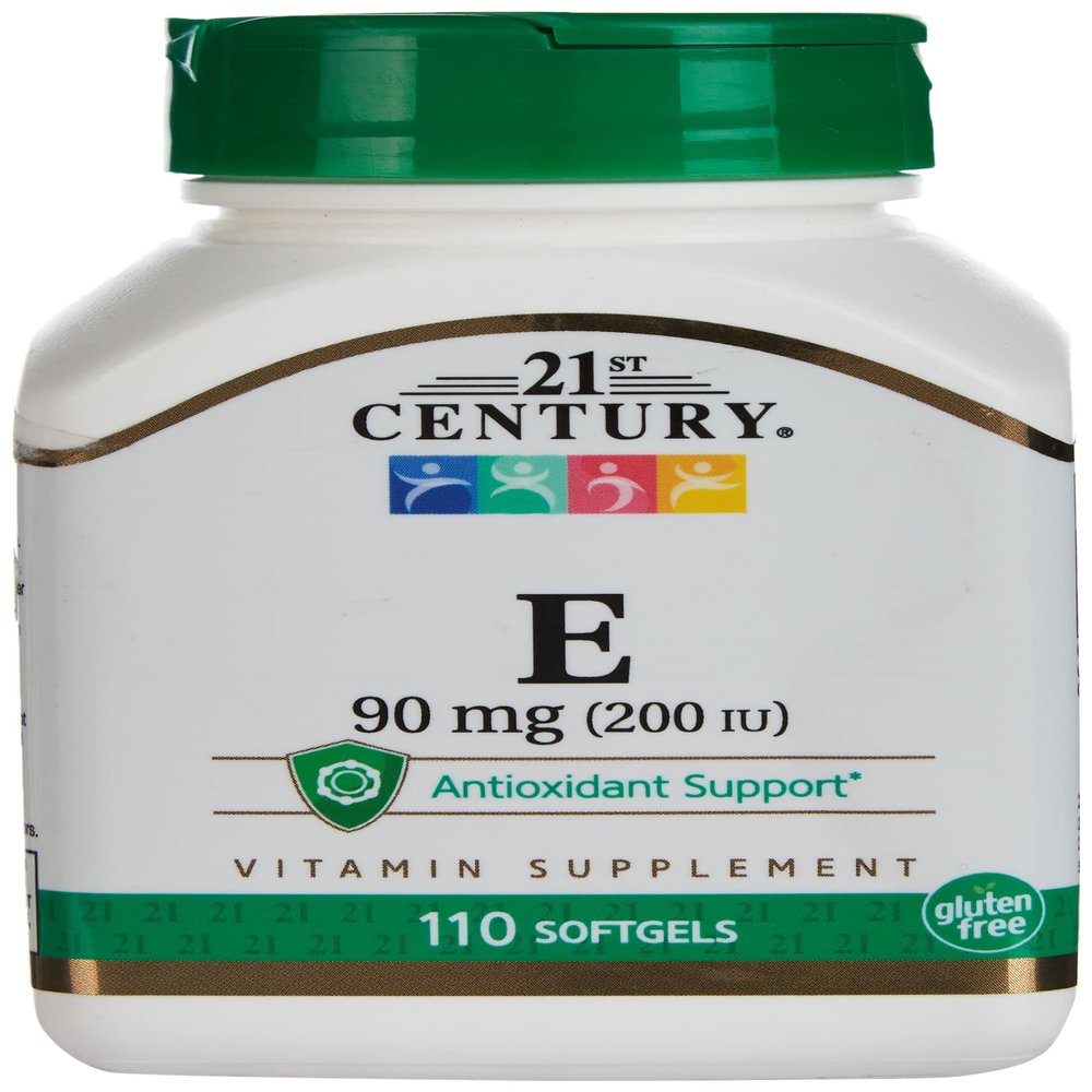 21st Century Vitamin E, 90 mg (200 IU), 110 Softgels