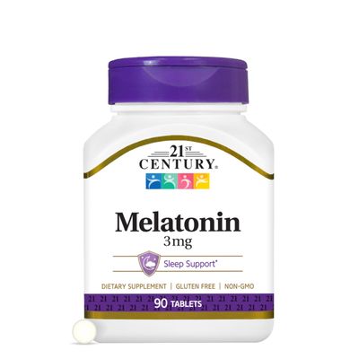 21st Century Melatonin 3 mg Tablets, 90 Count