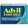 Advil Liqui-Gels Pain Reliever and Fever Reducer, Pain Medicine for Adults with Ibuprofen 200mg for Headache, Backache, Menstrual Pain and Joint Pain Relief - 20 Liquid Filled Capsules view 1