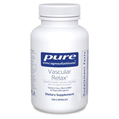Pure Encapsulations Vascular Relax | Hypoallergenic Combination for Healthy Vascular Relaxation and Overall Circulatory Health | 120 Capsules