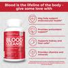 Health Plus Blood Cleanse - Dietary Supplement - Gluten Free, Natural Herbal ingredients (90 Capsules, 45 Servings) view 3