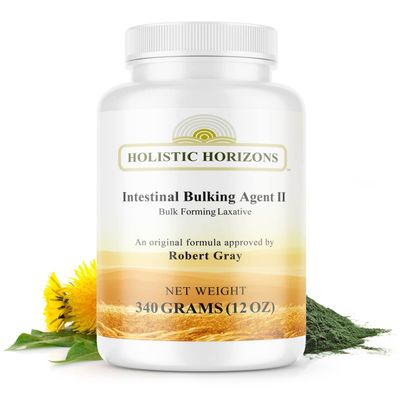 Holistic Horizons Intestinal Bulking Agent II, 12 Ounce | Robert Gray Cleanse | Original | Authentic
