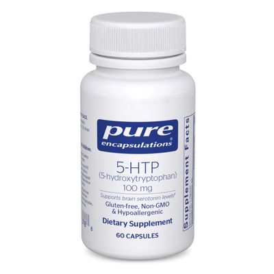 Pure Encapsulations 5-HTP 100 mg - Brain Health, Sleep Regulation & Appetite Support* - 5-Hydroxytryptophan - Gluten Free & Non-GMO - 60 Capsules