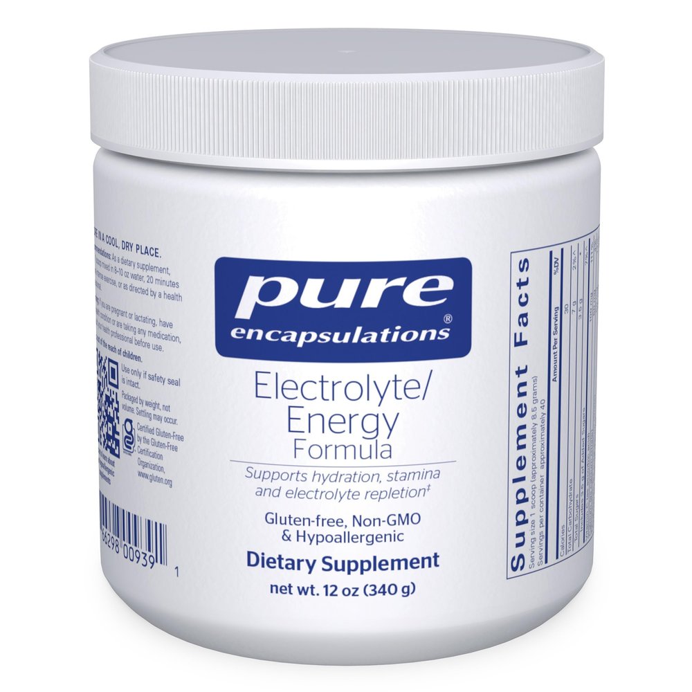 Pure Encapsulations Electrolyte/Energy Formula -- 340 grams