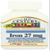 21st Century Iron 27 Mg Ferrous Gluconate Tablets, 110 Count (Pack of 2) view 1
