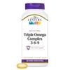 21st Century Vitamins Enteric Coated Triple Omega Complex 3-6-9, Reflux Free 90 Softgels, MTC22874X5 view 1