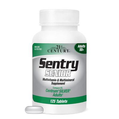 21st Century Sentry Senior Tablets, 125-Count (22390)