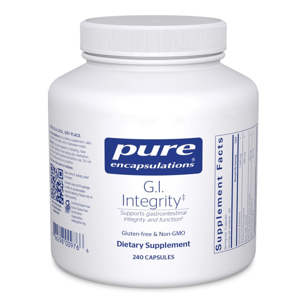 Pure Encapsulations G.I. Integrity | Enhanced Support for Gastrointestinal Integrity and Function | 240 Capsules