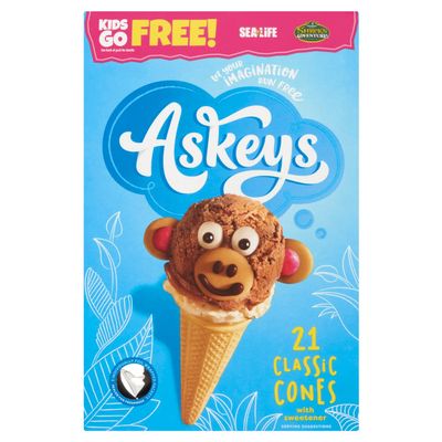 Askeys Classic Cones 21 Pack 118g