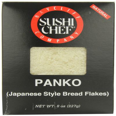 Sushi Chef Panko (Japanese Bread Flakes), 8-Ounce Boxes (Pack of 6)