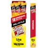 Slim Jim Smoked Meat Sticks, Deli Style Original Flavor, High Protein, 1.8 oz. (18 Count) view 1