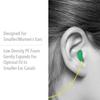Howard Leight by Honeywell Maximum Lite Low Pressure Corded Disposable Foam Earplugs, Box of 100 Pairs (LPF-30) ,Green view 3