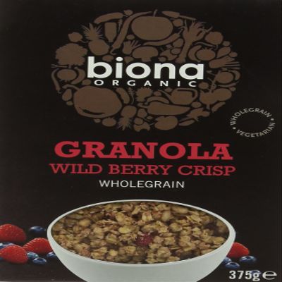 Biona Organic Wildberry Crisp Granola, 375g