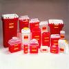 BD 17 Gal. Extra Large Sharps Collector, Red Base/Natural Top, 5/Ca, BD 305610 view 1