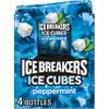 ICE BREAKERS Ice Cubes Peppermint Sugar Free Chewing Gum Bottles, 3.24 oz (4 Count, 40 Pieces) view 1