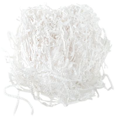 Cindus Krinkled Shred Solids 2 Oz: White