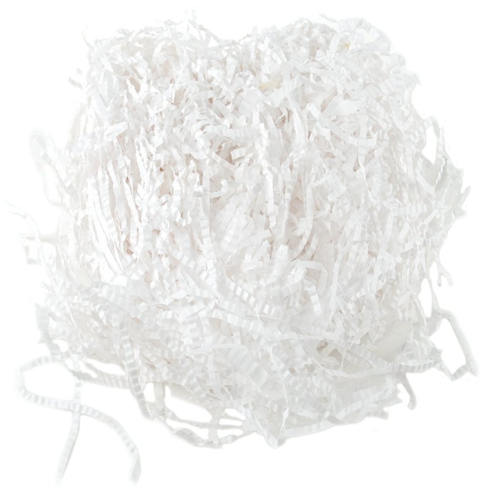 Cindus Krinkled Shred Solids 2 Oz: White