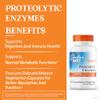 Doctor's Best Proteolytic Enzymes, Broad Spectrum Proteolytic Enzyme Formulation, Non-GMO, Vegetarian 90 Delayed Release Veggie Caps view 3