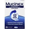 Mucinex 12-Hour Chest Congestion Expectorant Tablets, 40 ct view 1
