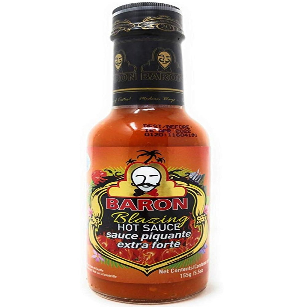 Baron Blazing Hot Pepper Sauce