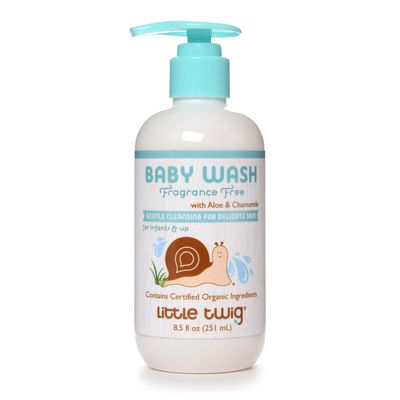 Little Twig All Natural, Hypoallergenic, Extra Mild Baby Wash, Unscented, 8.5 Fl Oz