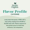 Simply Organic Cayenne Pepper, 2.89 Ounce, Pure, Organic Cayenne Peppers, No GMO's, Kosher Certified view 3