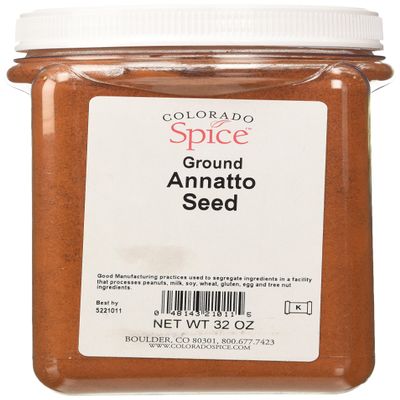 Colorado Spice Annatto Seed, Ground, 32 Ounce Jar