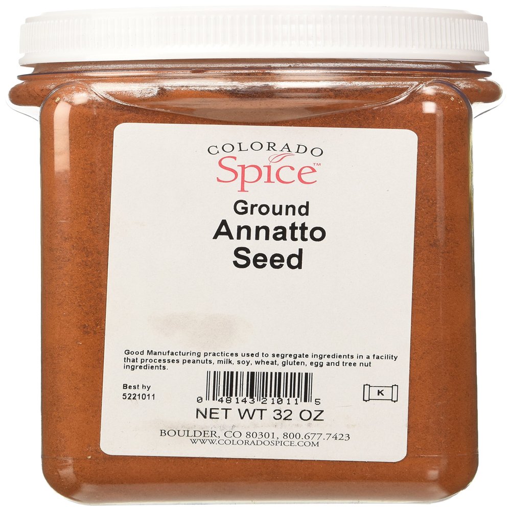 Colorado Spice Annatto Seed, Ground, 32 Ounce Jar
