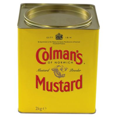 Colman's Double Superfine Mustard Powder, 4 Pound 6 Ounce Tin