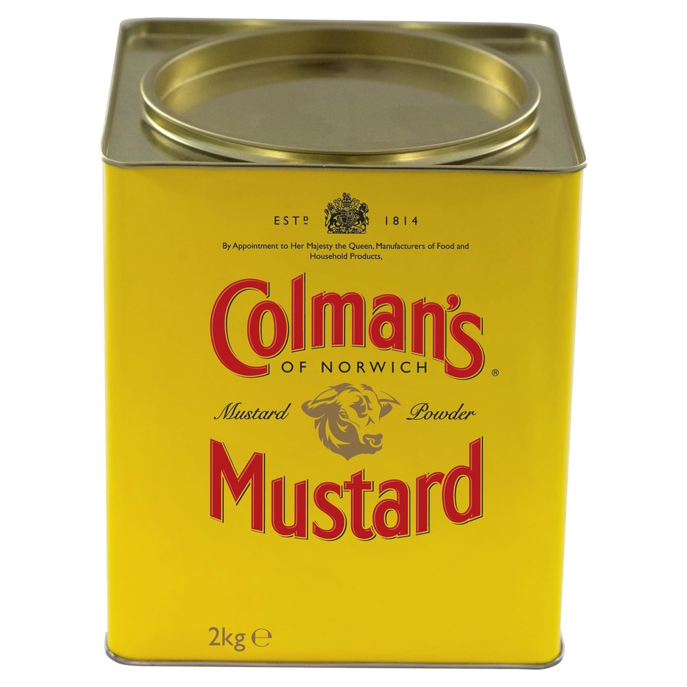 Colman's Double Superfine Mustard Powder, 4 Pound 6 Ounce Tin