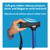 Carex Soft Grip Walking Cane with Strap, Anti-Slip Walking Cane for Easy Maneuvering, Walk Stick for Seniors & Adults with Added Support and Adjustable for Balance, Supports up to 250 lbs, Blue view 2