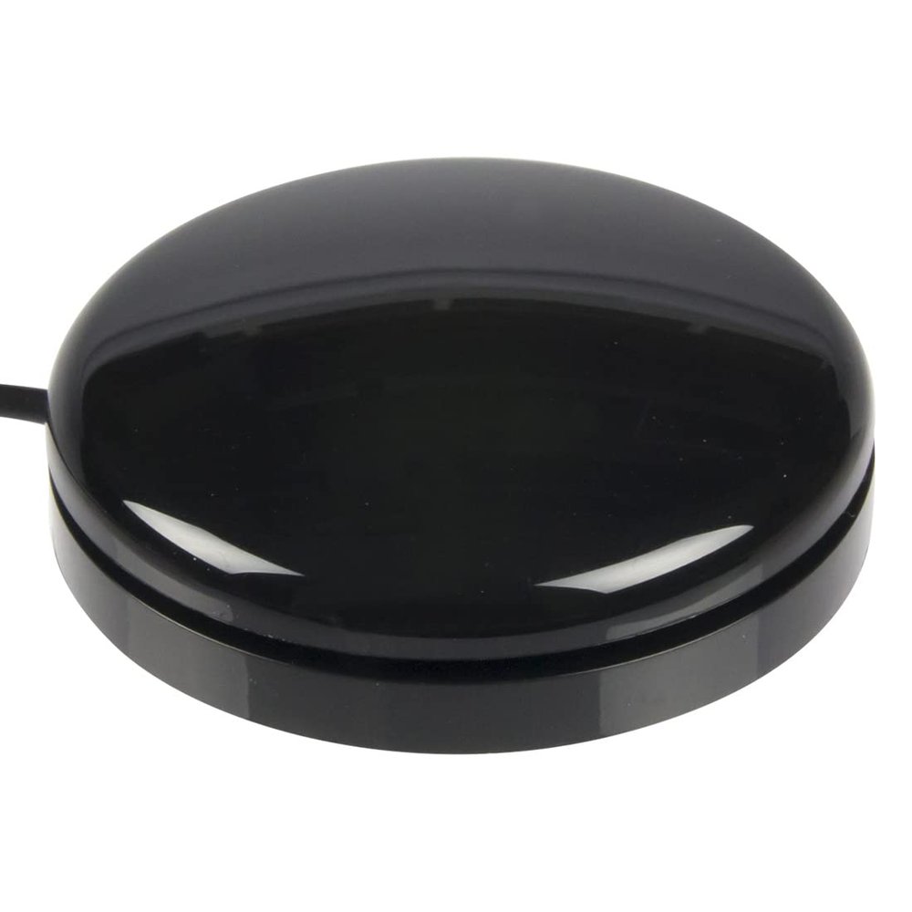 AbleNet Buddy Button Switch Black - Assistive Technology Interactive Switch for Communication and Accessible Play - Product# 57000