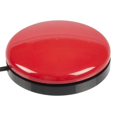 AbleNet Buddy Button Switch Red - Assistive Technology Interactive Switch for Communication and Accessible Play - Product# 57100