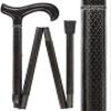 Stylish Walking Sticks  Derby Walking Canes with Mesh Carbon Fiber Shaft  Colorful Best Gift for Men and Women Comfortable Lightweight & Safe to Walk view 3