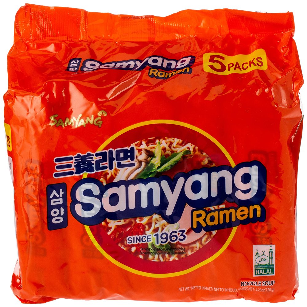 Samyang Ramen Noodle Soup, 21.50-Ounce Units (Pack of 8)