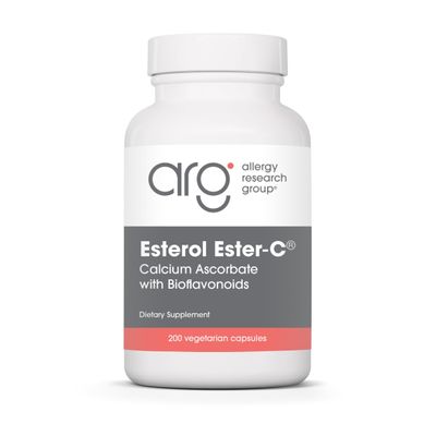 Allergy Research Group Esterol Ester C - Delivers 1.35 g Vitamin C - Buffered Vitamin C with Bioflavonoids & Quercetin - Immune & Antioxidant Support - 200 Servings - 200 Capsules