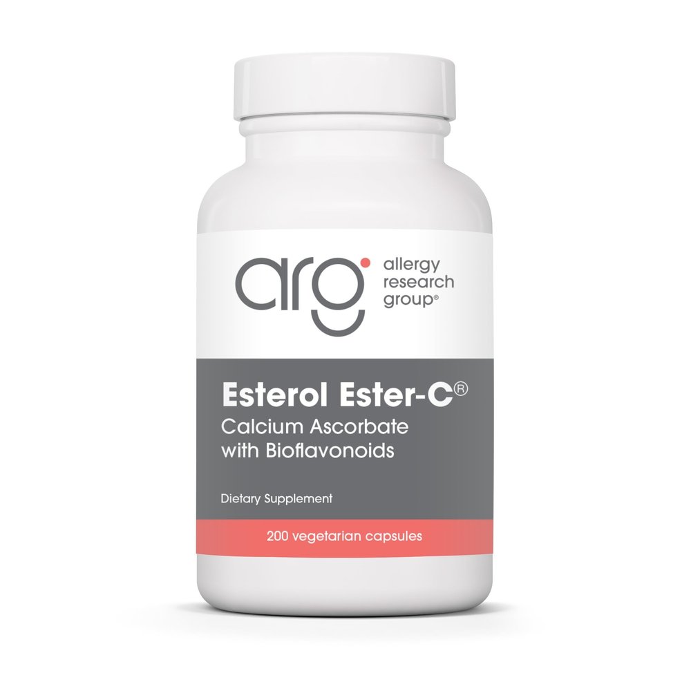 Allergy Research Group Esterol Ester C - Delivers 1.35 g Vitamin C - Buffered Vitamin C with Bioflavonoids & Quercetin - Immune & Antioxidant Support - 200 Servings - 200 Capsules