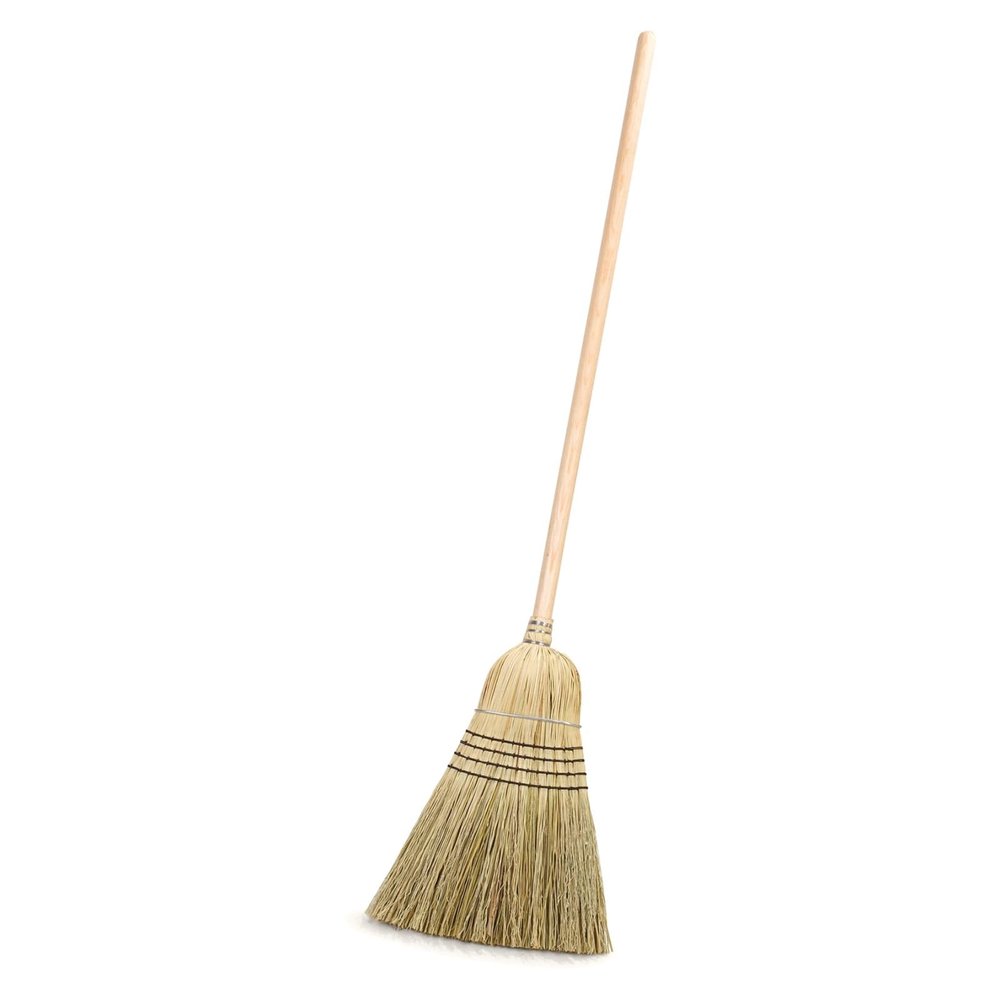 Carlisle Blended Corn Broom 56" - Natural