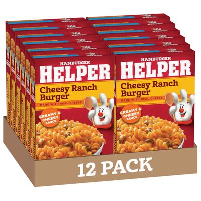 Hamburger Helper Cheesy Ranch Burger, 5.9 Ounces, 12 per Case