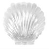 12 Medium Plastic Shell Candy Boxes Favors Clear Blue view 1