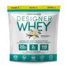 Designer Wellness, Designer Whey, Natural When Protein Powder with Probiotics, Fiber, and Key B-Vitamins for Energy, Gluten-Free, French Vanilla, 4 lb view 1